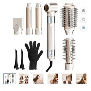 New 6 in 1 Hairdryer Brush